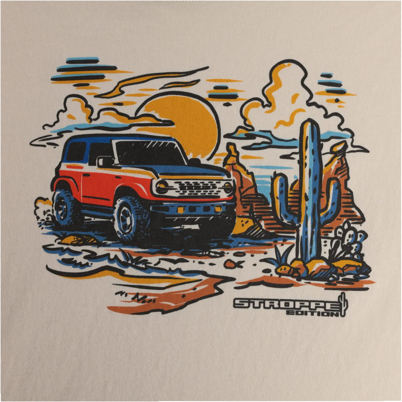 Ford Baja Bronco Women's Landscape T-Shirt sold by Ford product image thumbnail 4