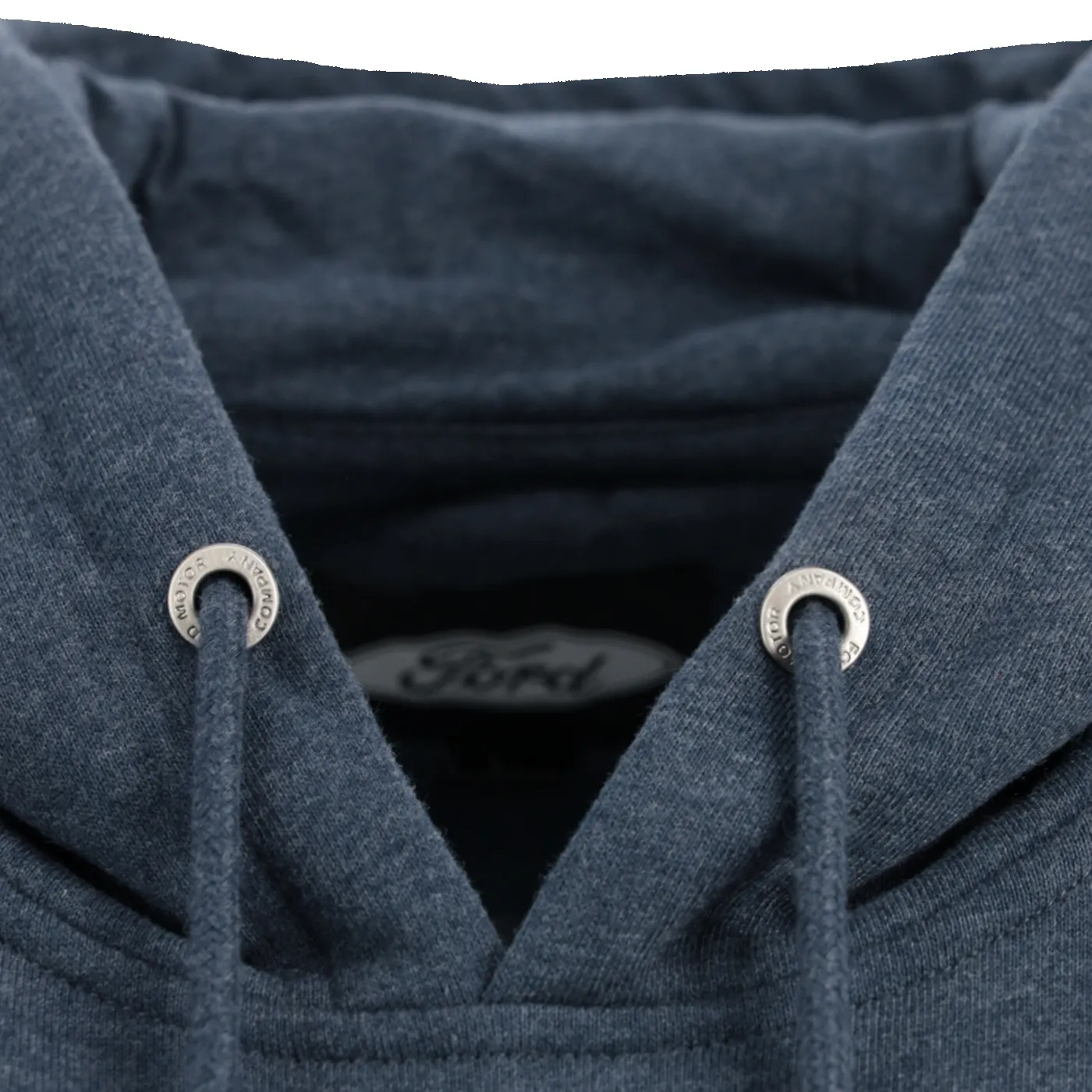 Ford Mens Embossed Script Navy Blue Fleece Hoodie sold by Ford product image thumbnail 3
