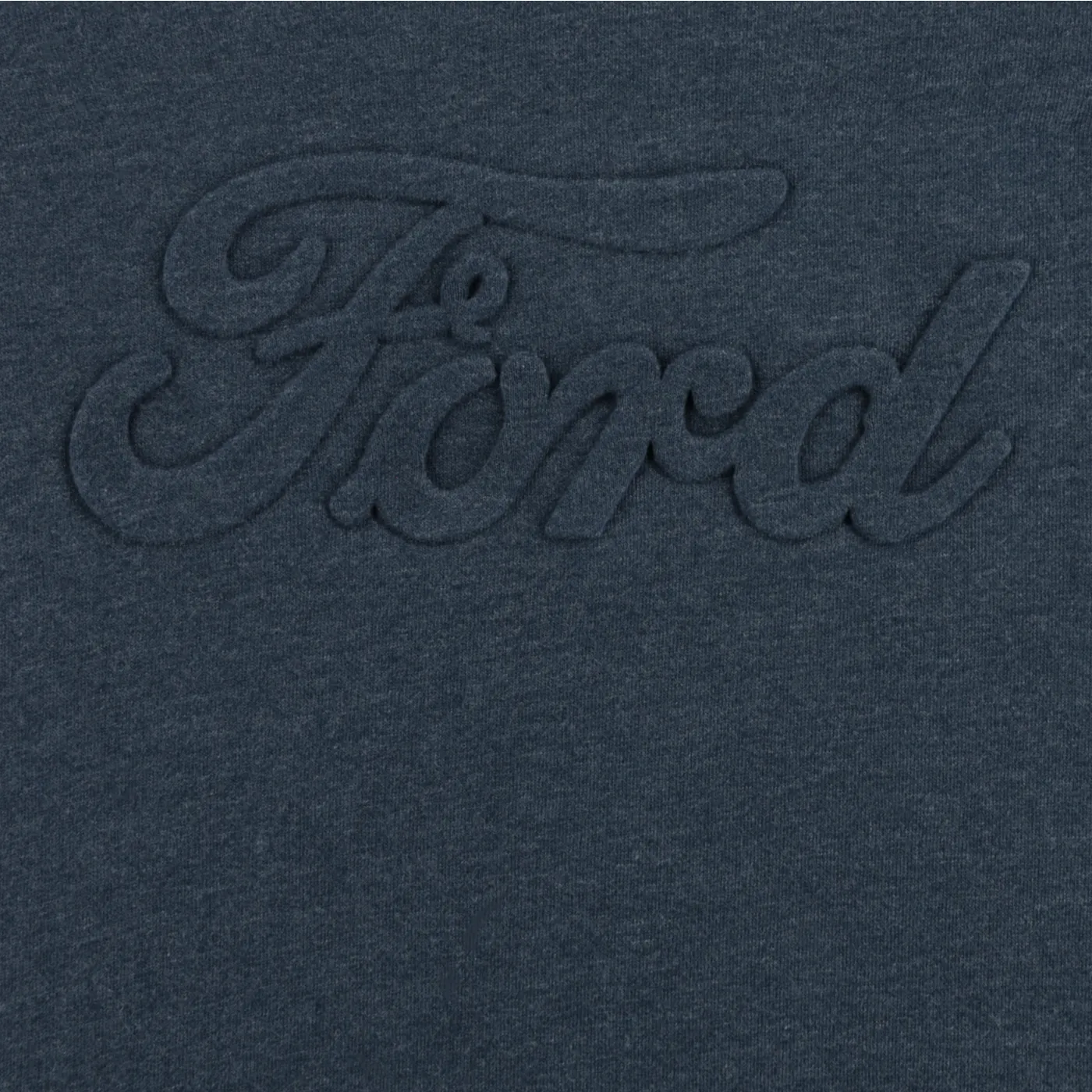 Ford Mens Embossed Script Navy Blue Fleece Hoodie sold by Ford product image thumbnail 4