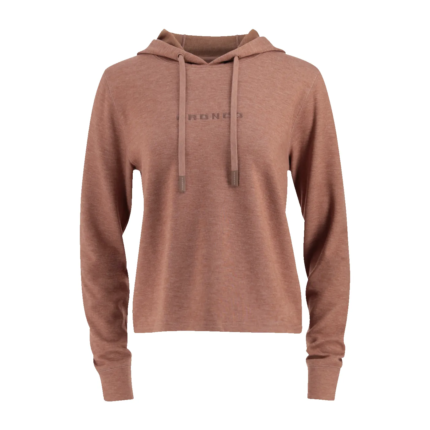 Ford Bronco Burnt Sienna Womens Lightweight Fleece Hoodie sold by Ford