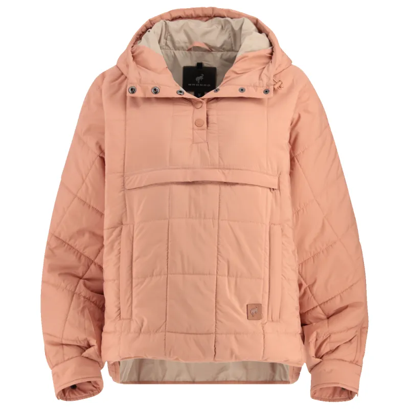 Ford Bronco Womens Pink High Low Quilted Puffer Jacket sold by Ford