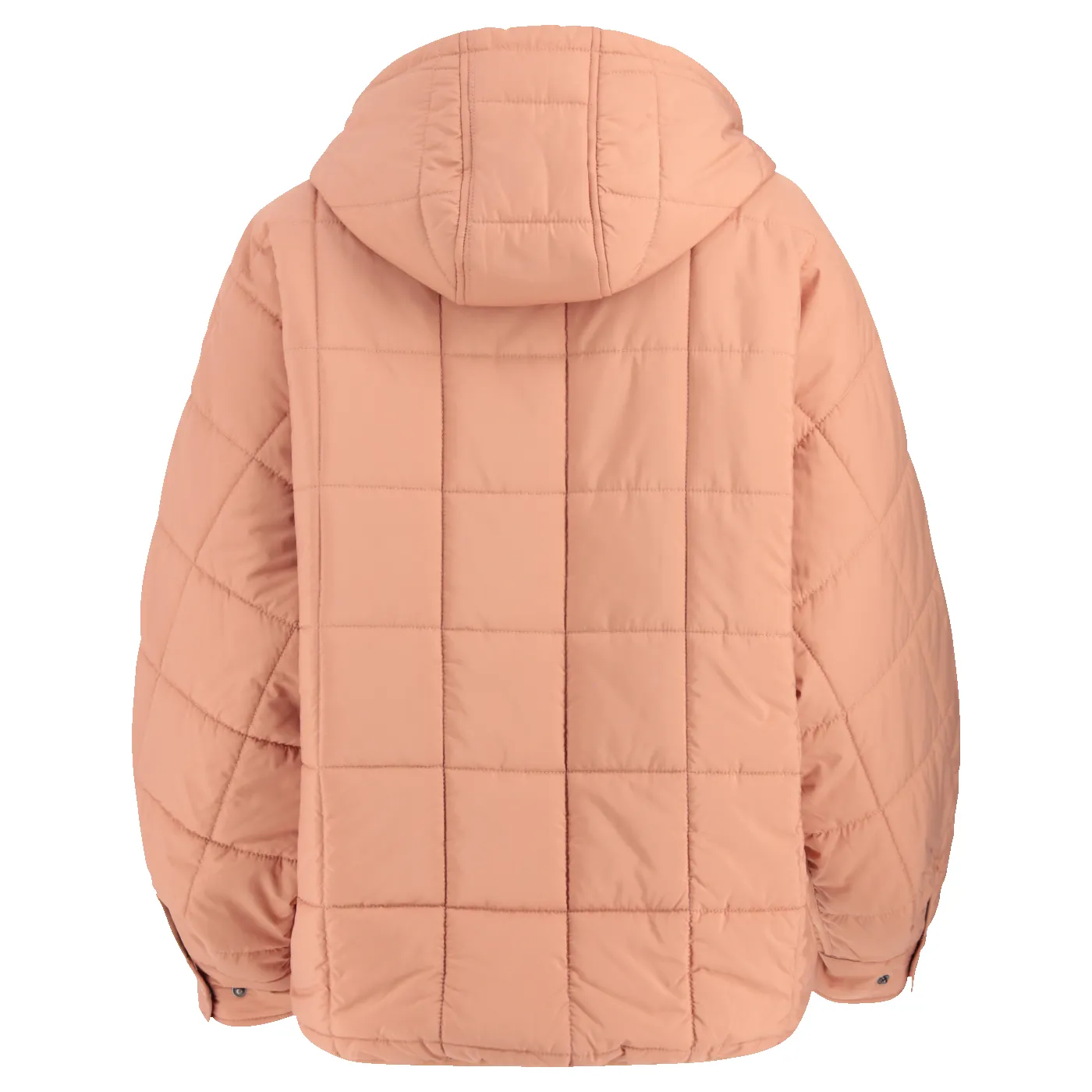 Ford Bronco Womens Pink High Low Quilted Puffer Jacket sold by Ford product image thumbnail 2