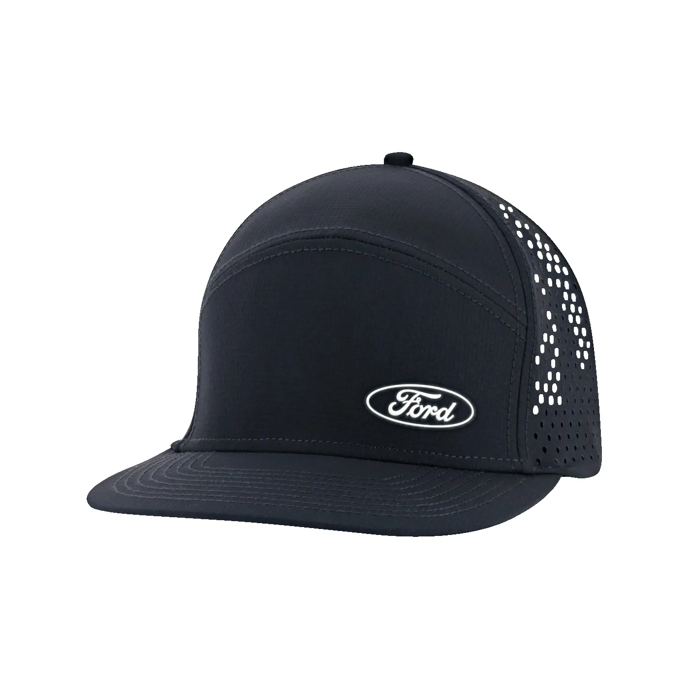 Ford Logo Silicone Oval Stretch Fit Hat sold by Ford