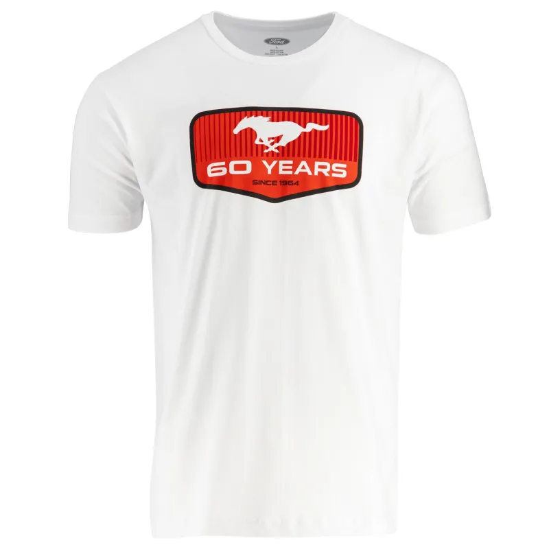Ford Mustang 60th Anniversary Since 1964 Mens Short Sleeve T-Shirt sold by Ford