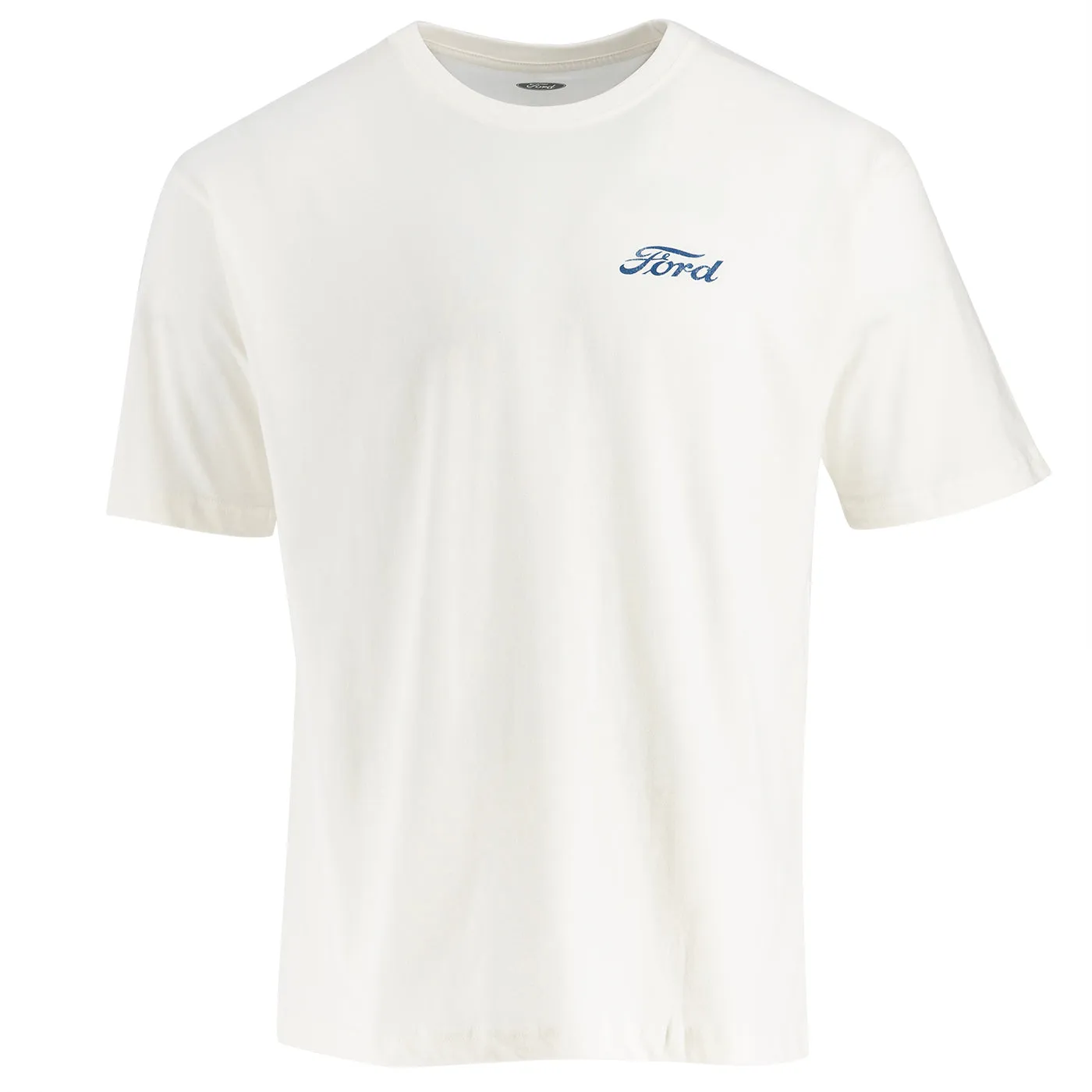 Ford Vintage Logo Born in Detroit Cream Mens T-Shirt sold by Ford product image thumbnail 2