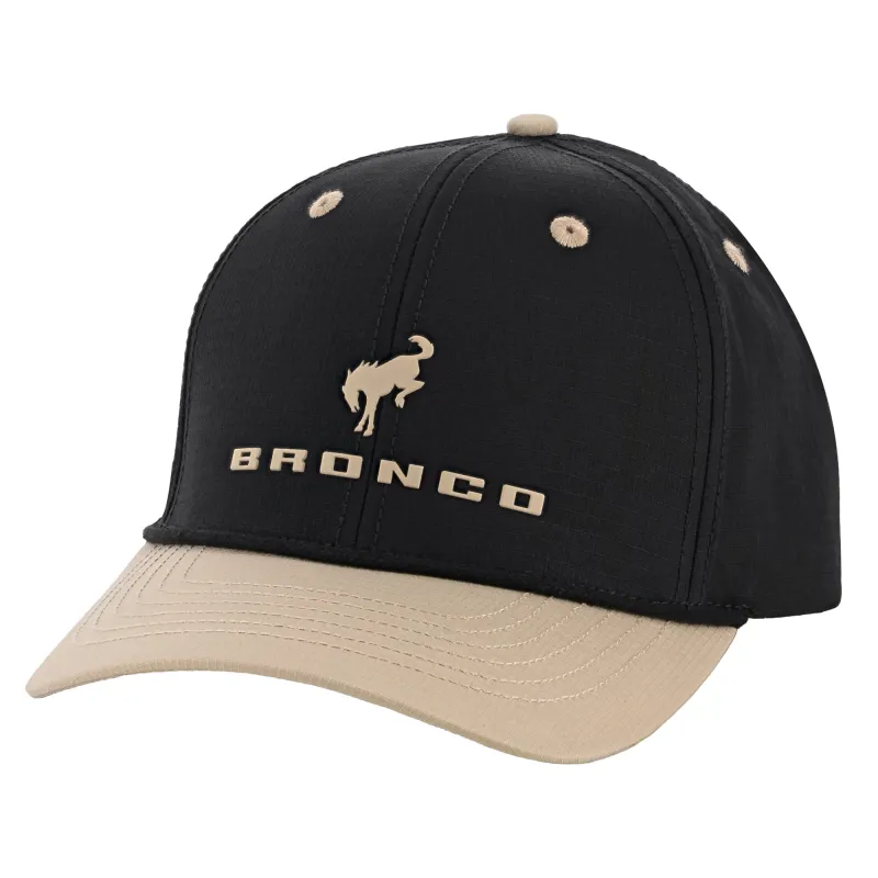Ford Bronco Black & Beige Snap Back Hat sold by Ford