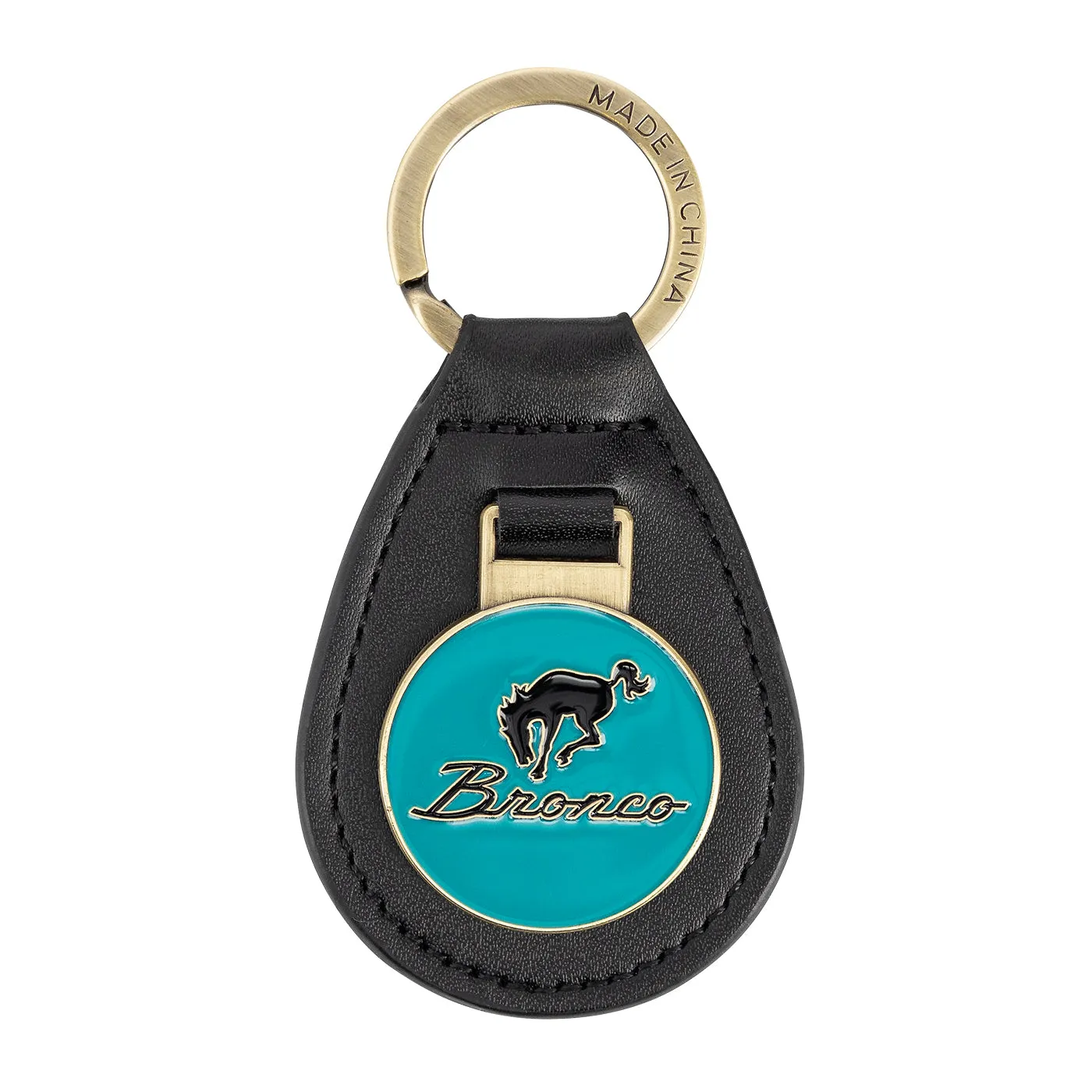 Ford Bronco Teal Vintage Tear Drop Keychain sold by Ford