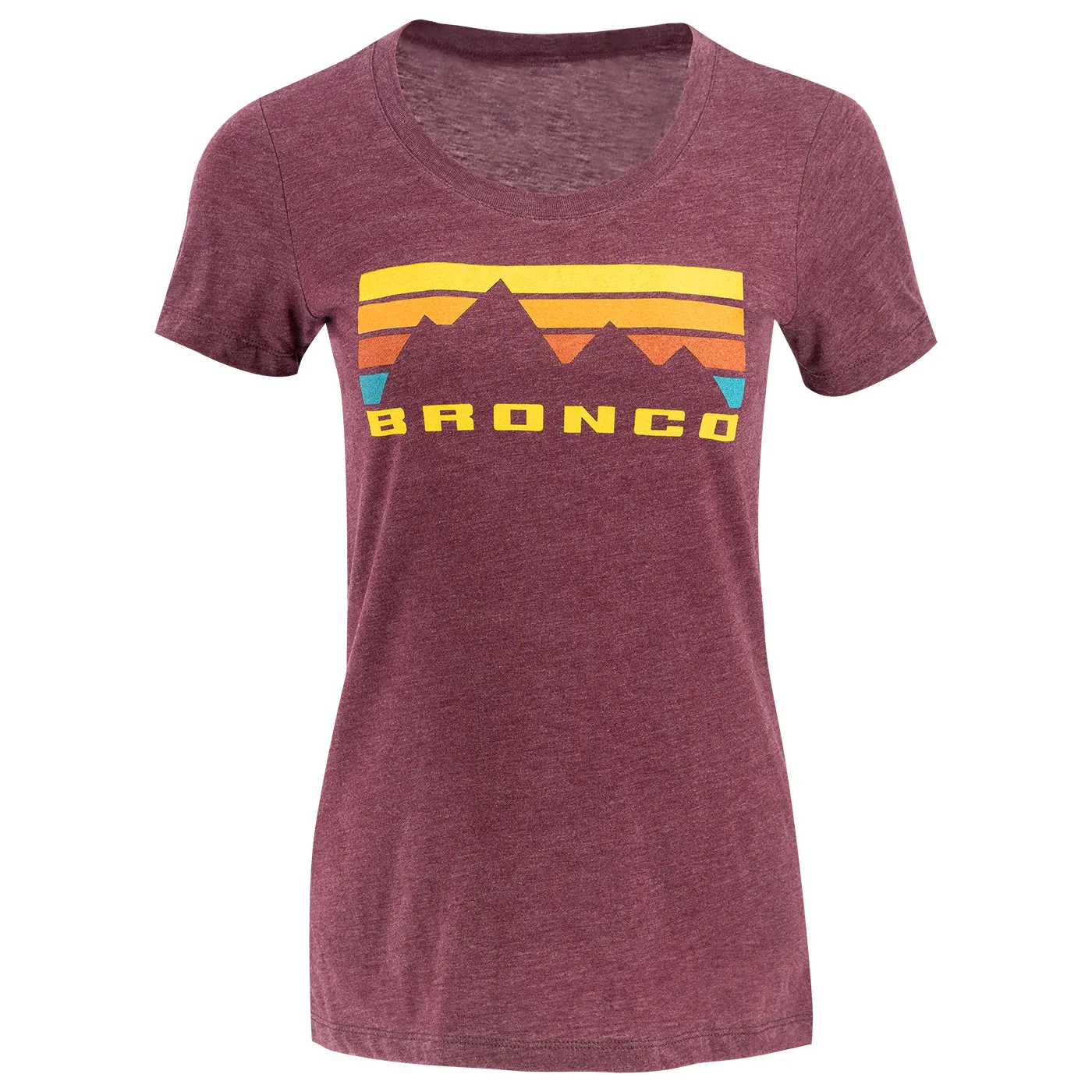 Ford Bronco Womens Mountain Skyline Short Sleeve T-Shirt sold by Ford