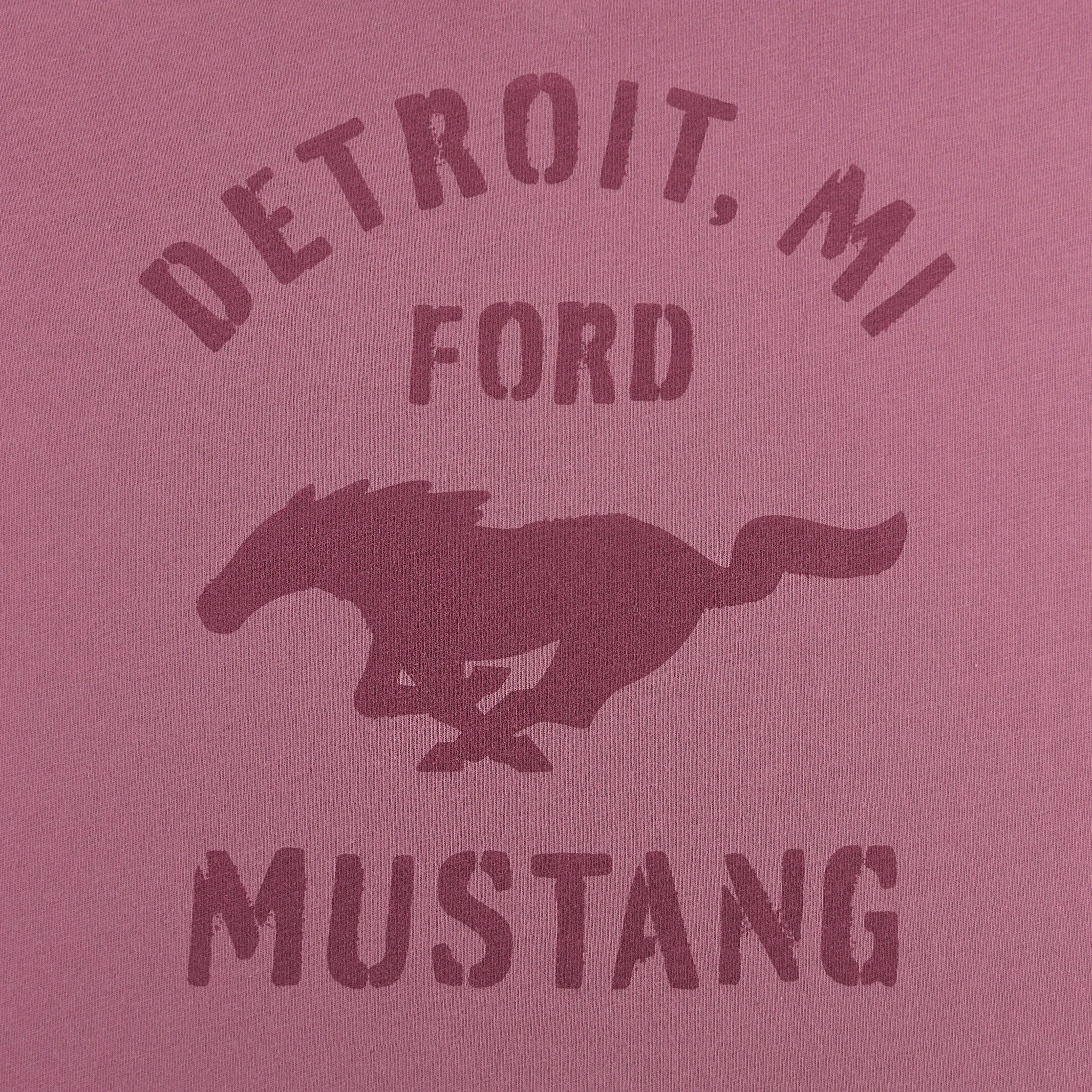 Ford Mustang Womens Vintage Logo V Neck T-Shirt sold by Ford product image thumbnail 2