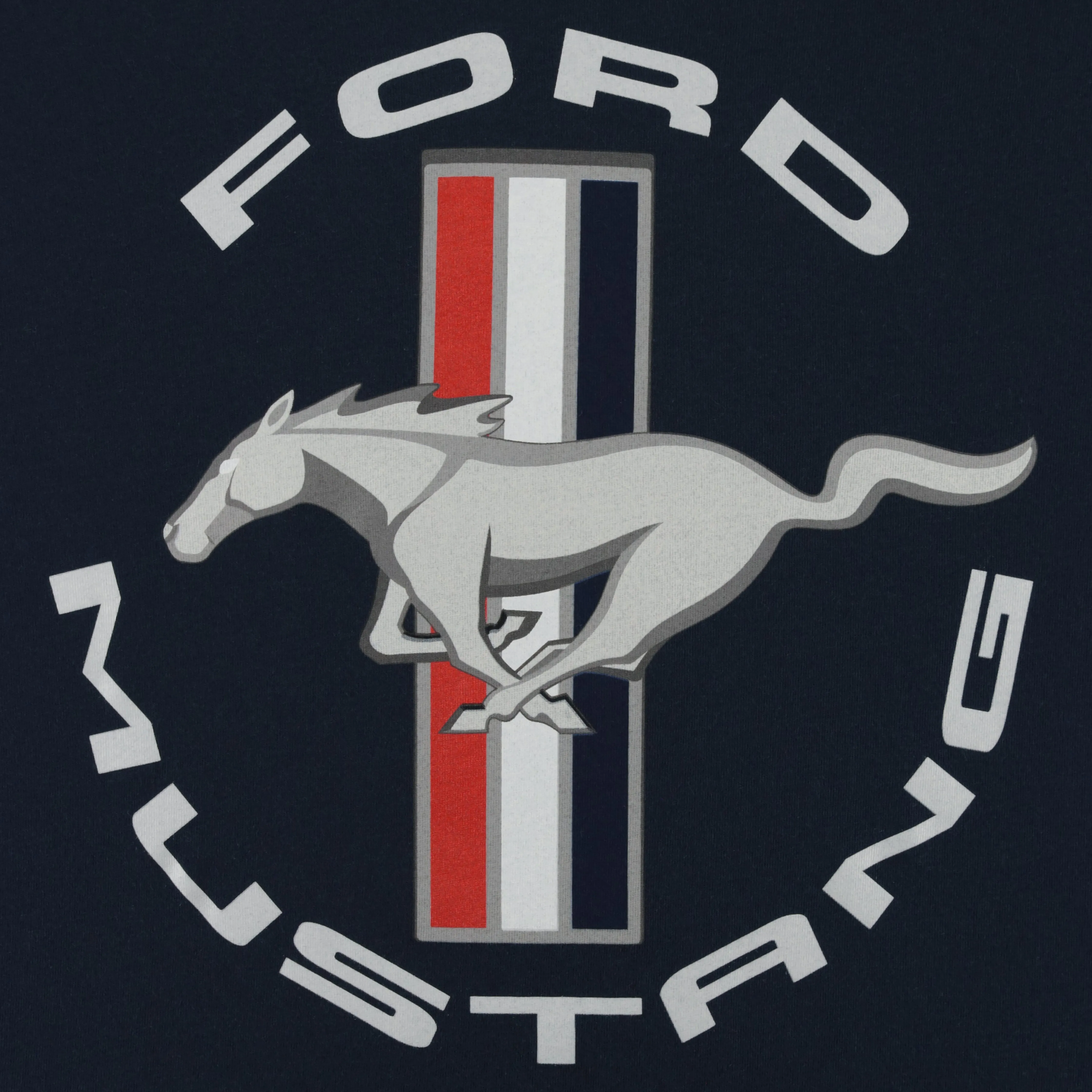 Ford Mustang Tribar Logo Mens Short Sleeve T-Shirt sold by Ford product image thumbnail 3
