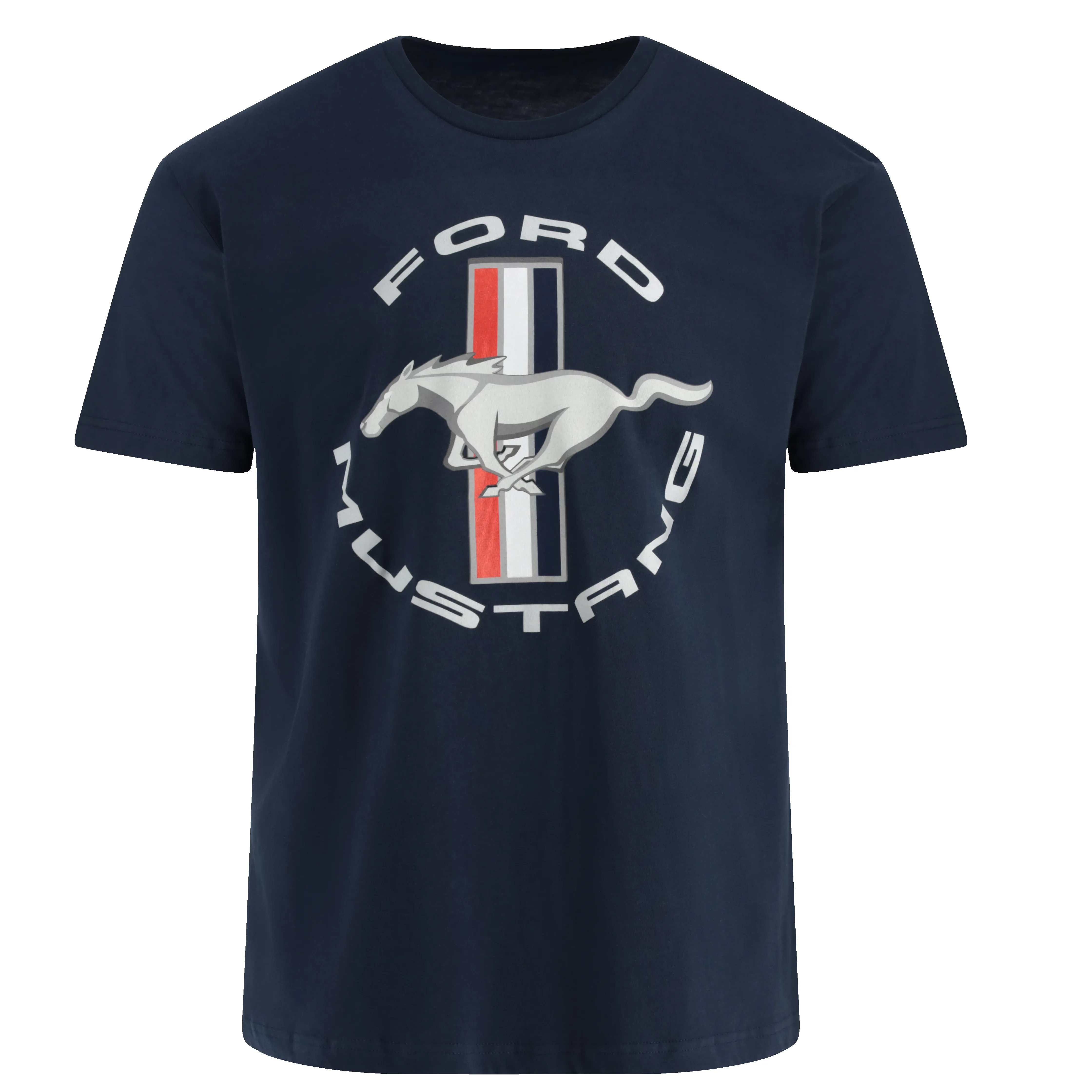 Ford Mustang Tribar Logo Mens Short Sleeve T-Shirt sold by Ford