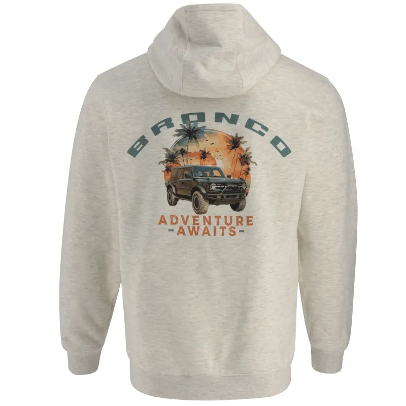 Ford Bronco Adventure Awaits Mens Pullover Hoodie sold by Ford