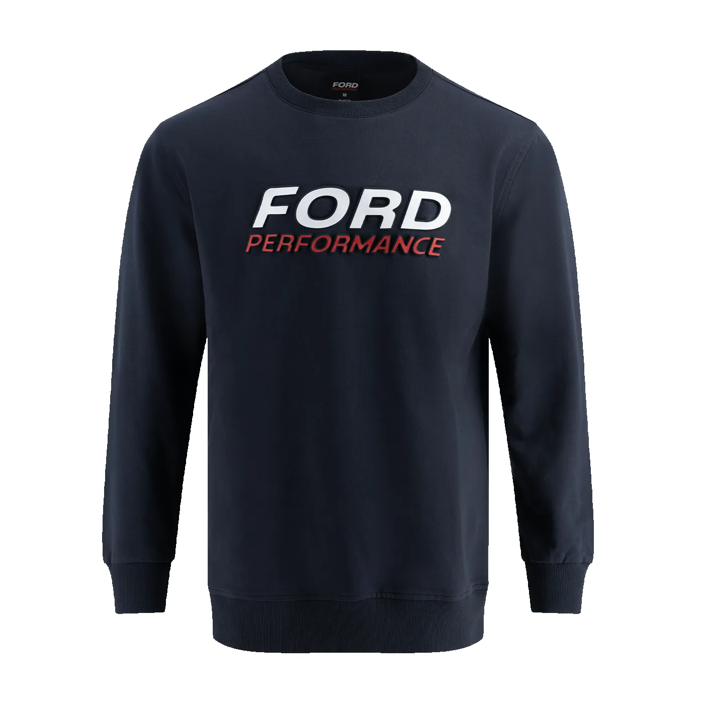 Ford Performance Navy Blue Embossed Crew Neck Sweatshirt sold by Ford