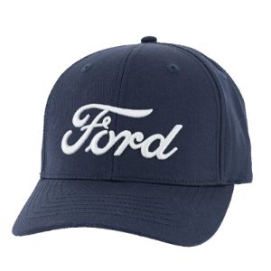 Ford Logo Men's Script 3D Embroidery Slideback Hat sold by Ford