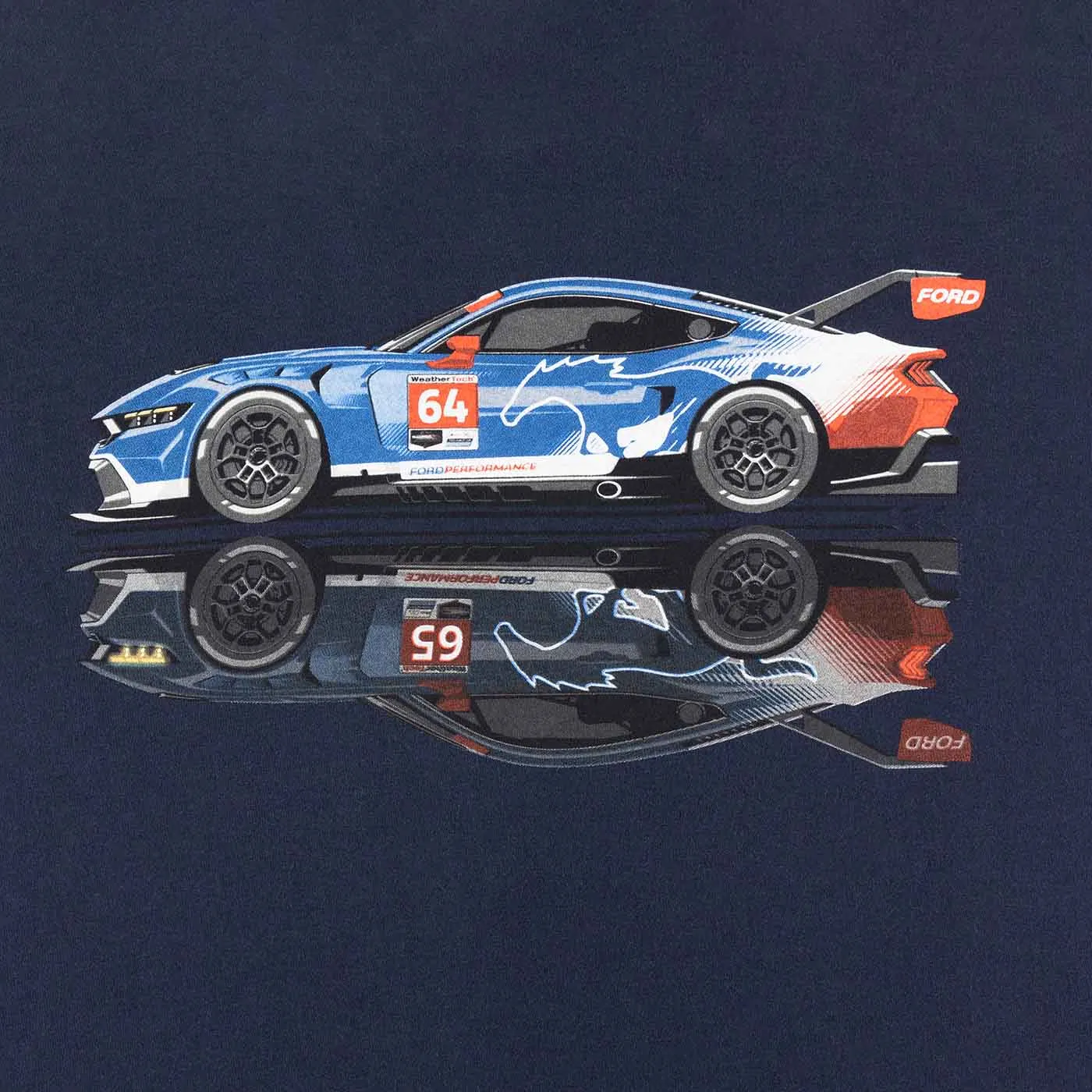 Ford Performance Mustang GT3 Reflections Short Sleeve T-Shirt sold by Ford product image thumbnail 4