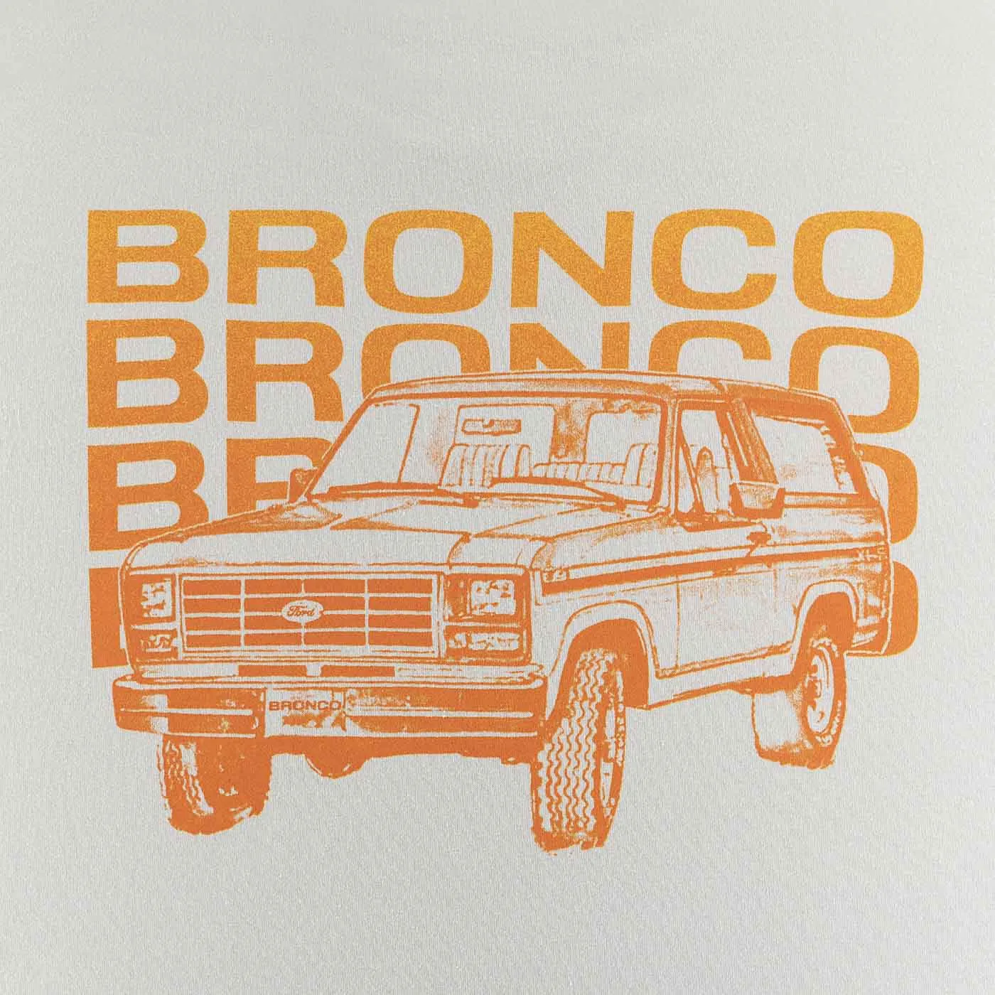 Ford Bronco Mens Retro Repeat Graphic Short Sleeve T-Shirt sold by Ford product image thumbnail 4