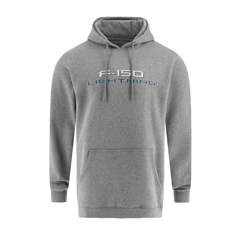 Ford F-150 Lightning Mens Gray Hoodie sold by Ford