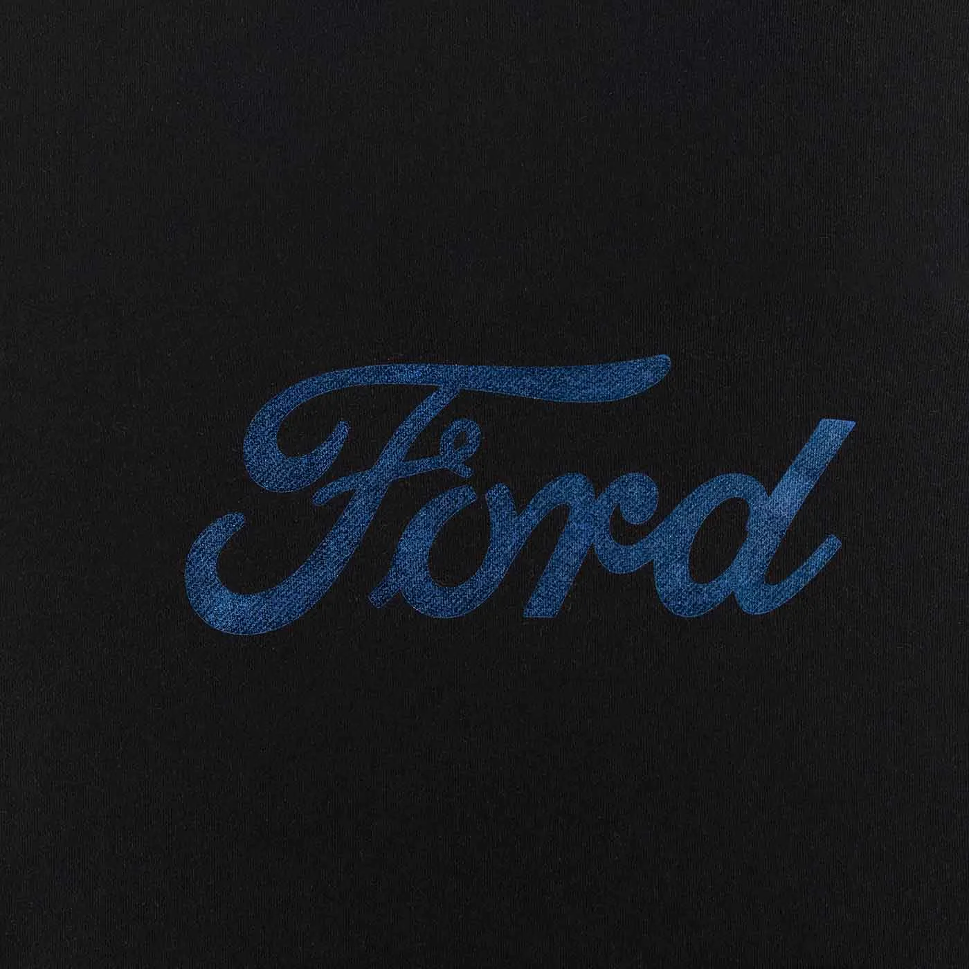 Ford Script Womens Blue Foil Graphic Oversized Hoodie sold by Ford product image thumbnail 3