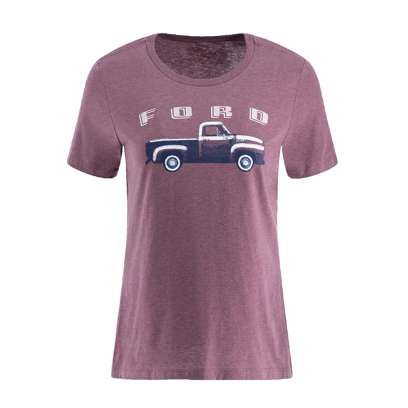 Ford Vintage Truck Womens Purple Short Sleeve T-Shirt sold by Ford