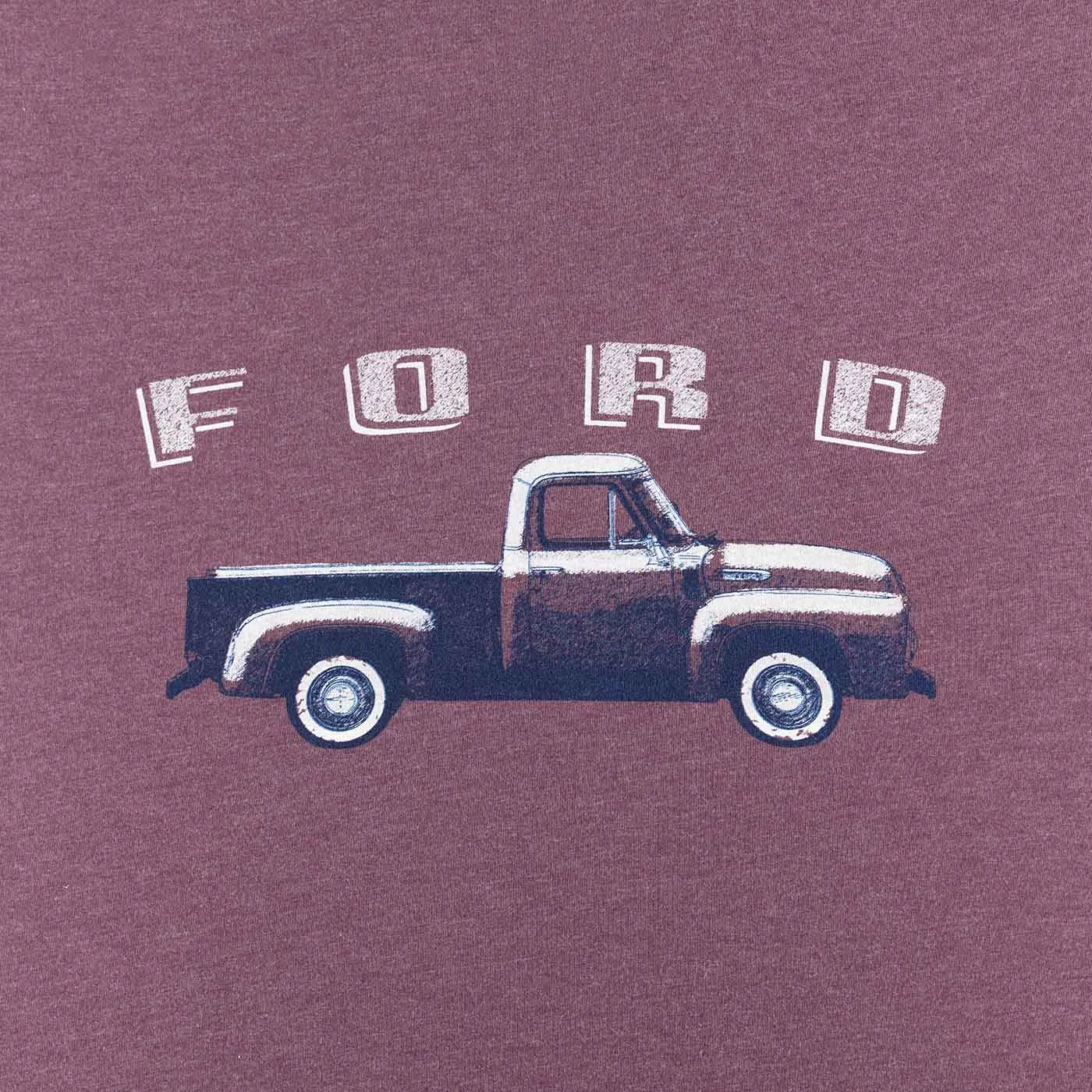 Ford Vintage Truck Womens Purple Short Sleeve T-Shirt sold by Ford product image thumbnail 3