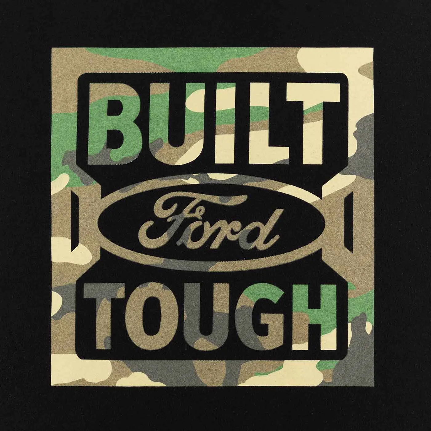 Ford Built Ford Tough Mens Camouflage Logo Short Sleeve T-Shirt sold by Ford product image thumbnail 3