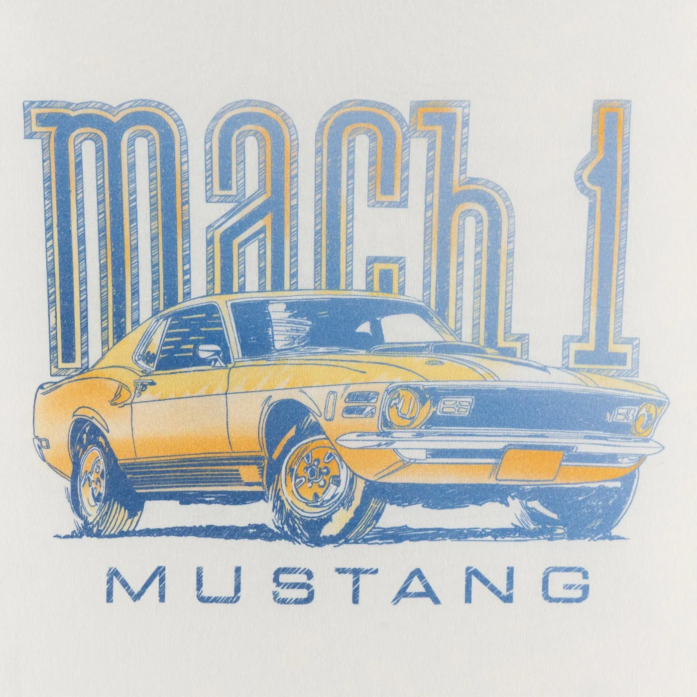 Ford Mustang Mach 1 Womens T-Shirt sold by Ford product image thumbnail 4