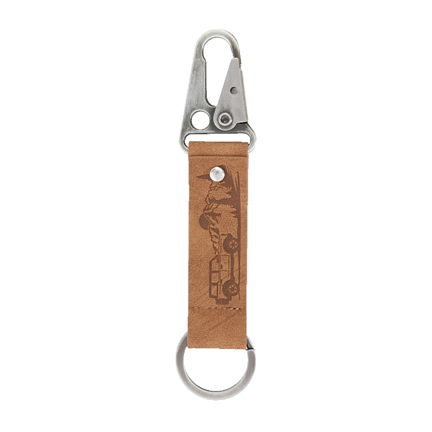 Ford Bronco Leather Carabiner Keychain sold by Ford product image thumbnail 5