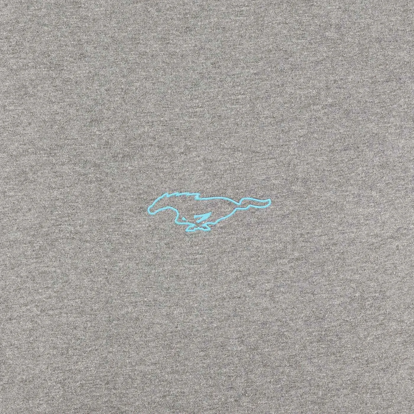 Ford Mustang Mach-E Mens Glow Ink Gray T-Shirt sold by Ford product image thumbnail 4