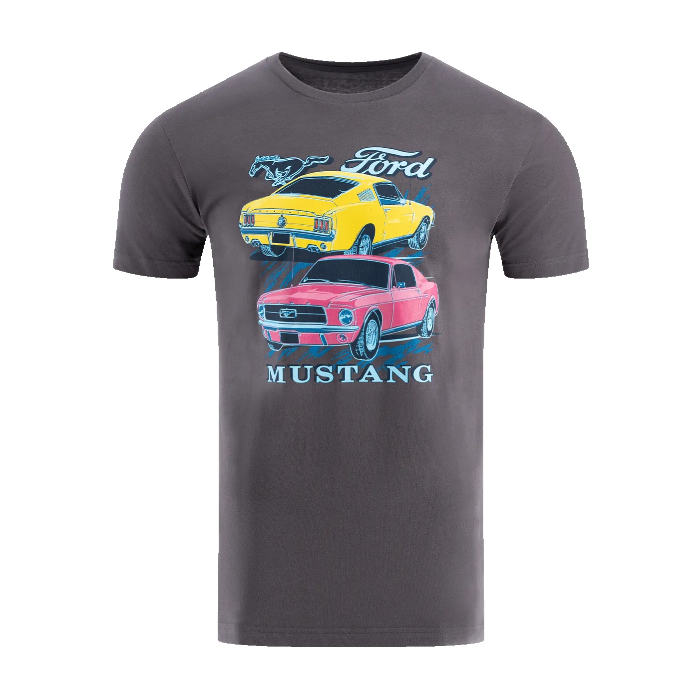 Ford Vintage 1960s Mustang Mens Neon Dreams T-Shirt sold by Ford
