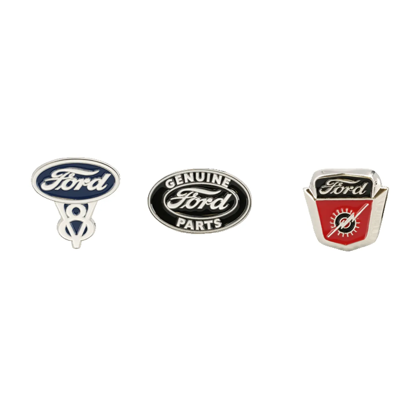 Ford Vintage Logo 3pc Enamel Pin Set sold by Ford product image thumbnail 2