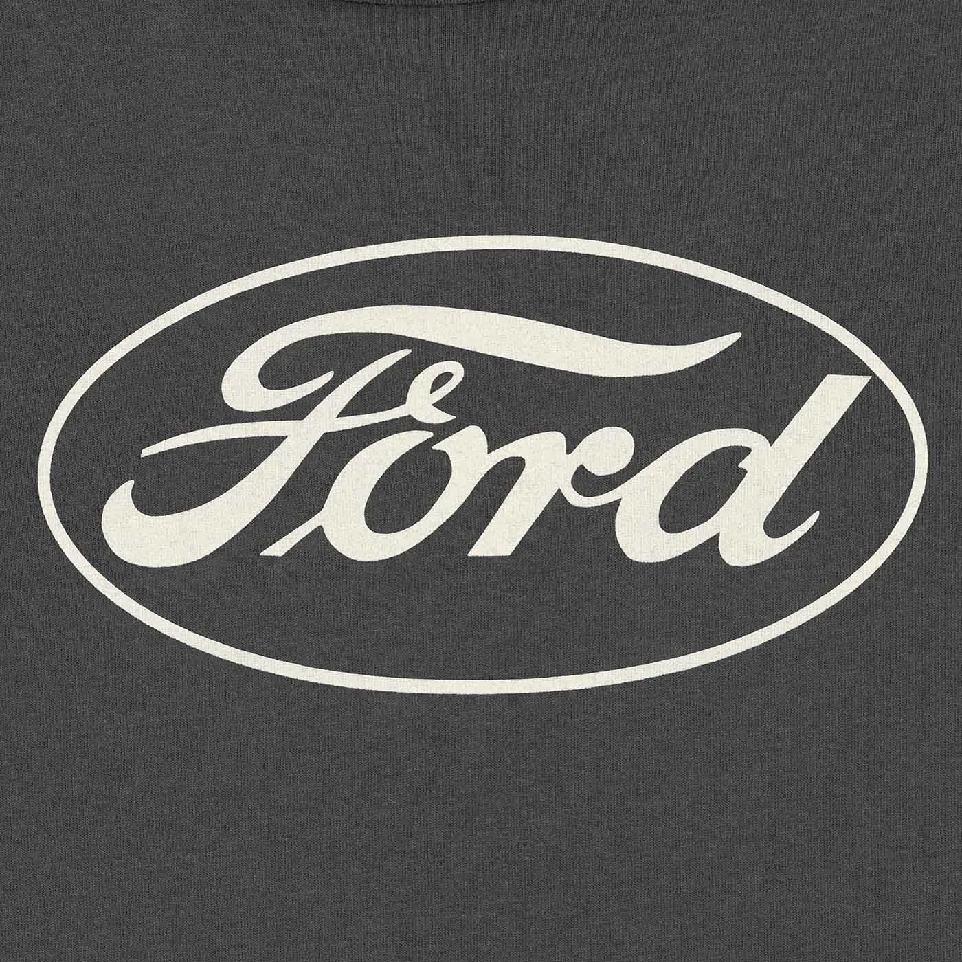 Ford Oval Womens Vintage Charcoal Gray Short Sleeve T-Shirt sold by Ford product image thumbnail 3
