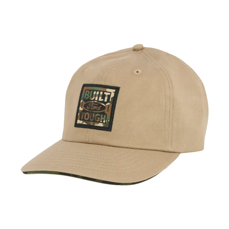 Built Ford Tough Camouflage Patch Canvas Slide Back Hat sold by Ford