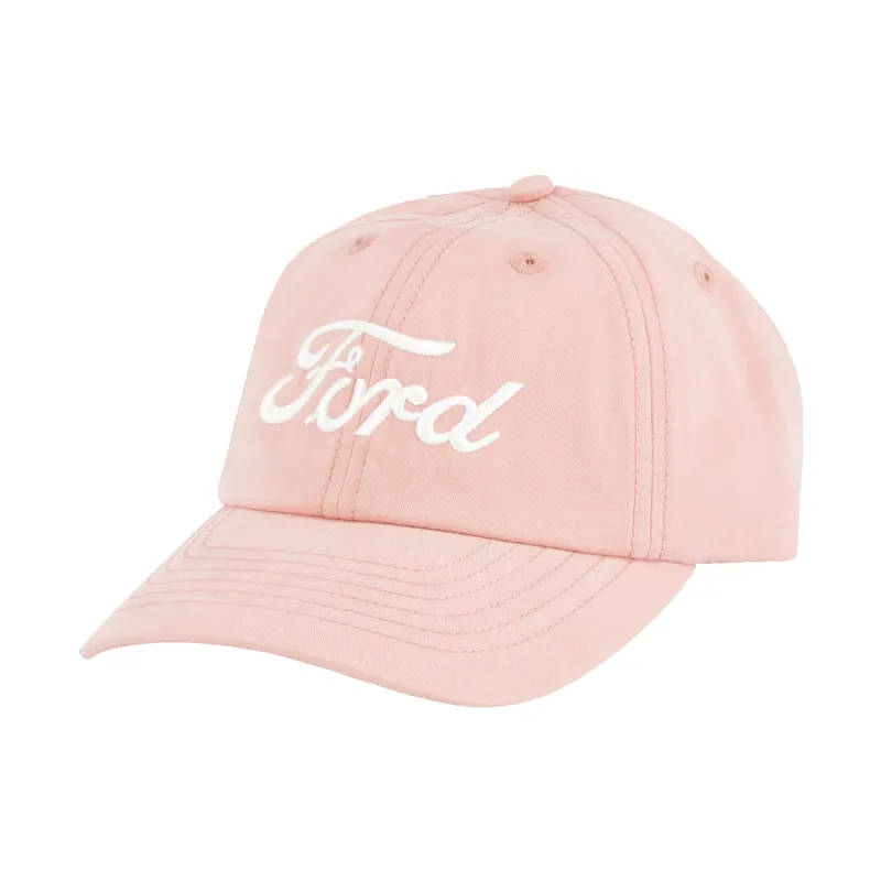 Ford Script Womens Pink Slide Back Hat sold by Ford