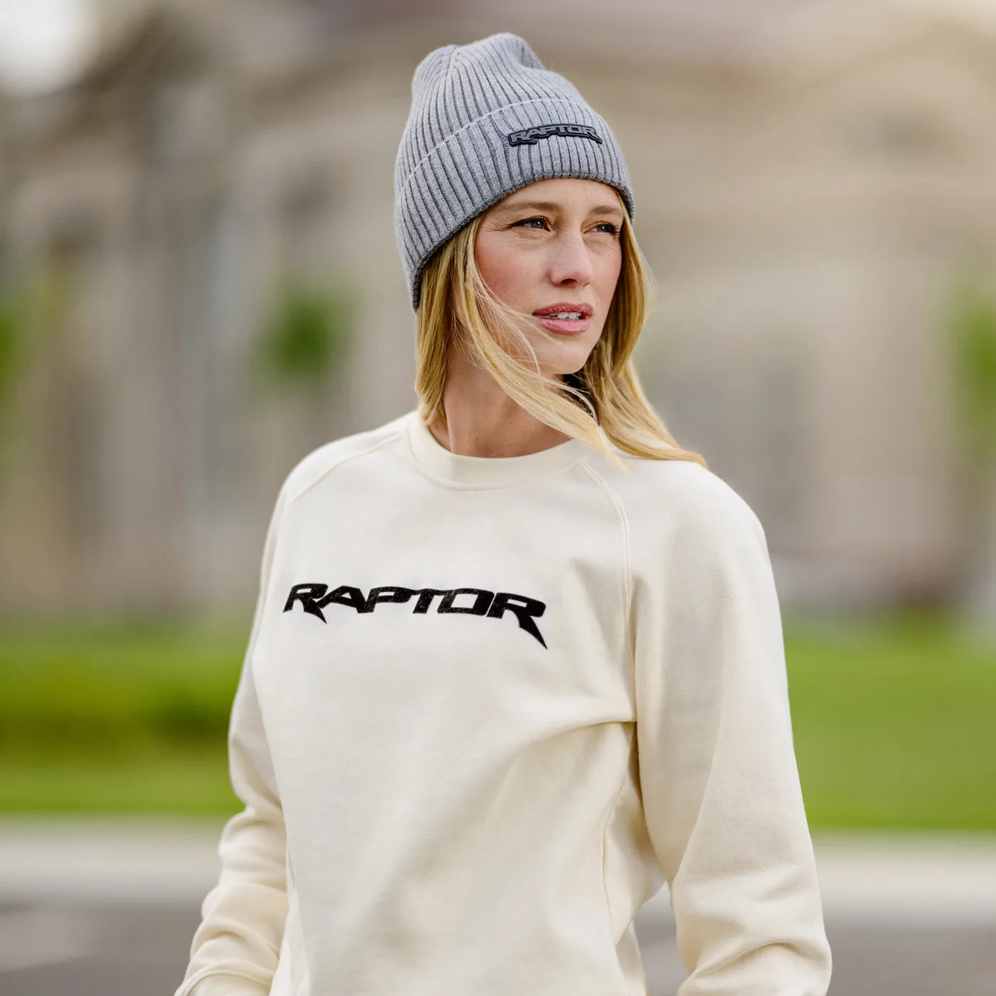 Ford Trucks Raptor Cream Fleece Crew Neck Sweatshirt sold by Ford product image thumbnail 3