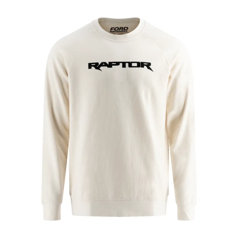 Ford Trucks Raptor Cream Fleece Crew Neck Sweatshirt sold by Ford