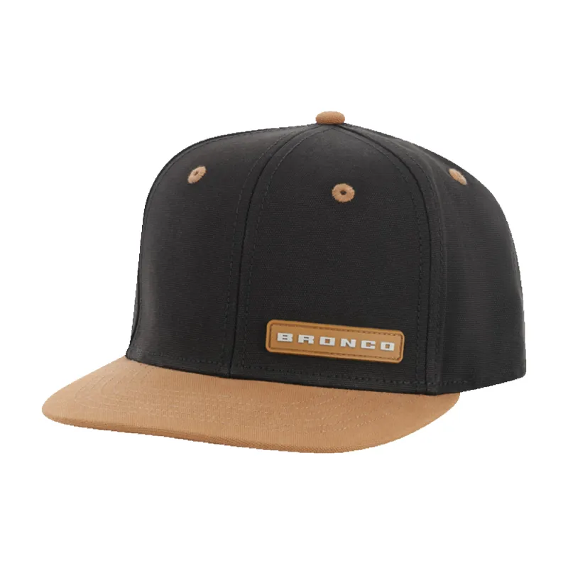 Ford Bronco Black & Tan Stretch Fit Slide Back Flat Bill Hat sold by Ford