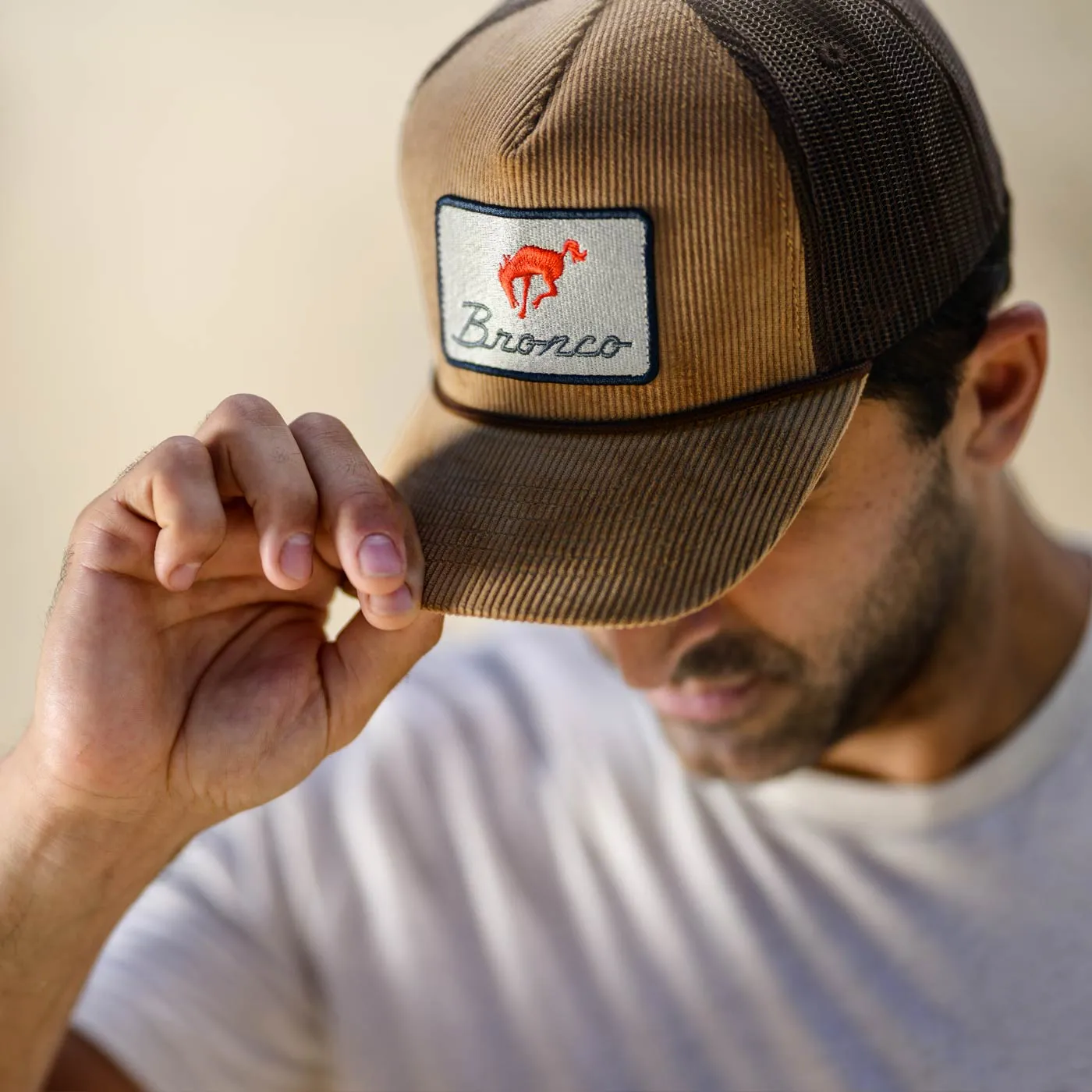 Ford Bronco Vintage Patch Corduroy Snapback Hat sold by Ford product image thumbnail 4