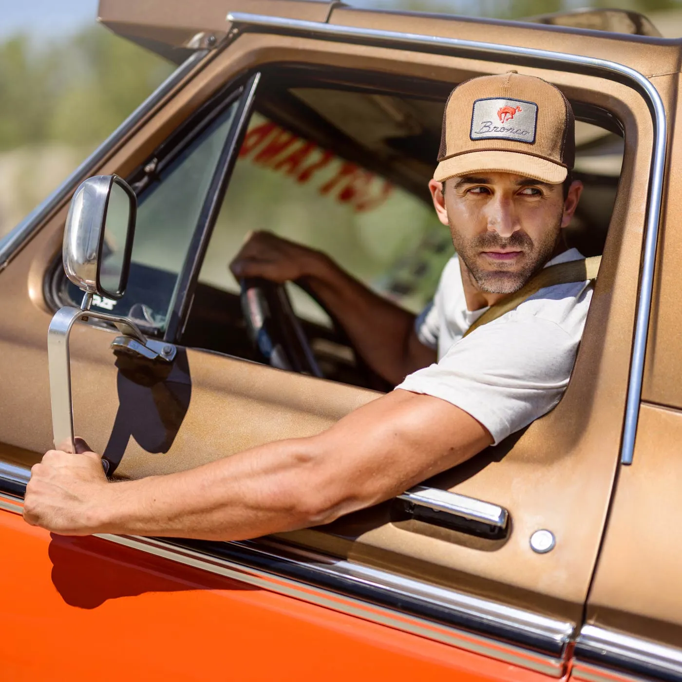 Ford Bronco Vintage Patch Corduroy Snapback Hat sold by Ford product image thumbnail 2