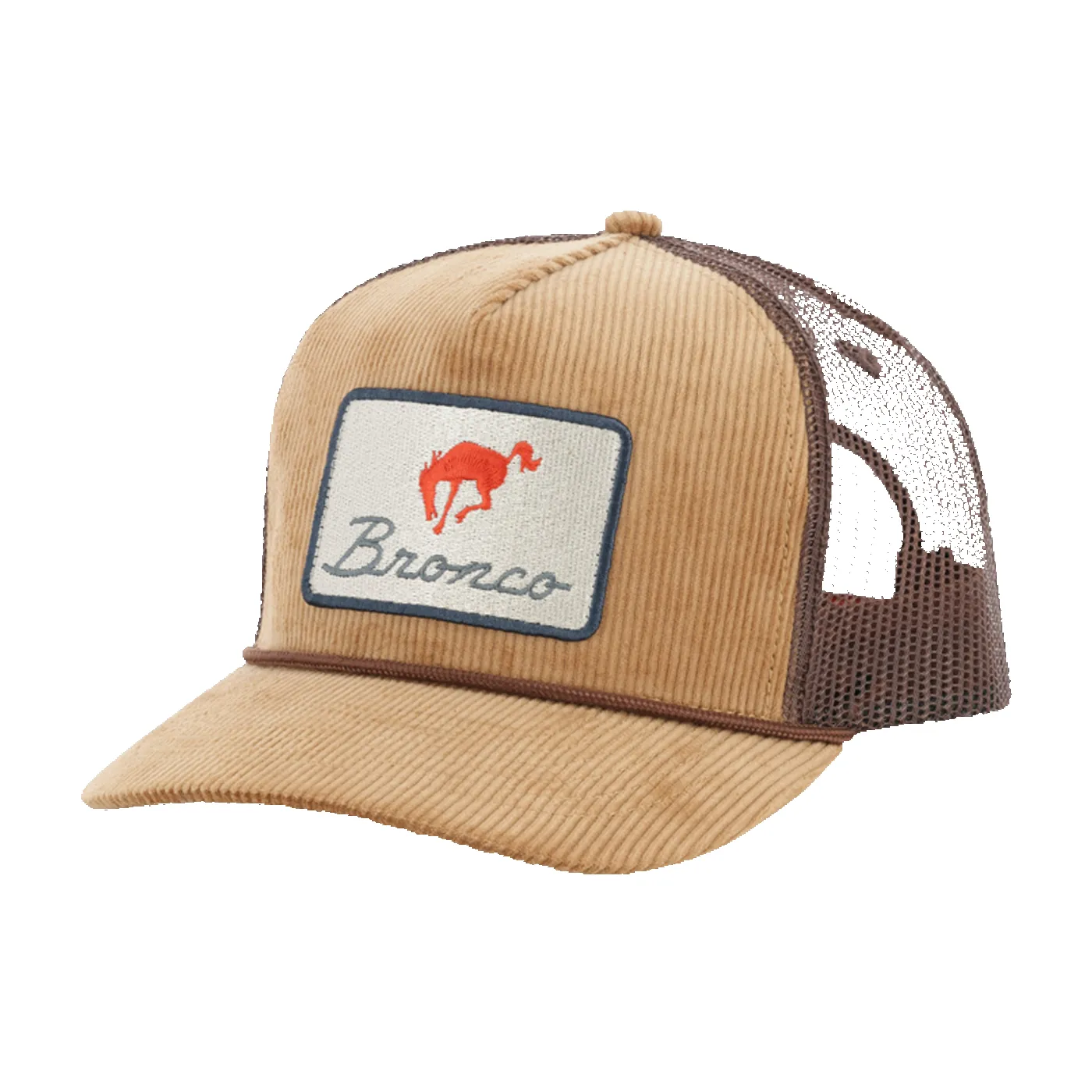 Ford Bronco Vintage Patch Corduroy Snapback Hat sold by Ford