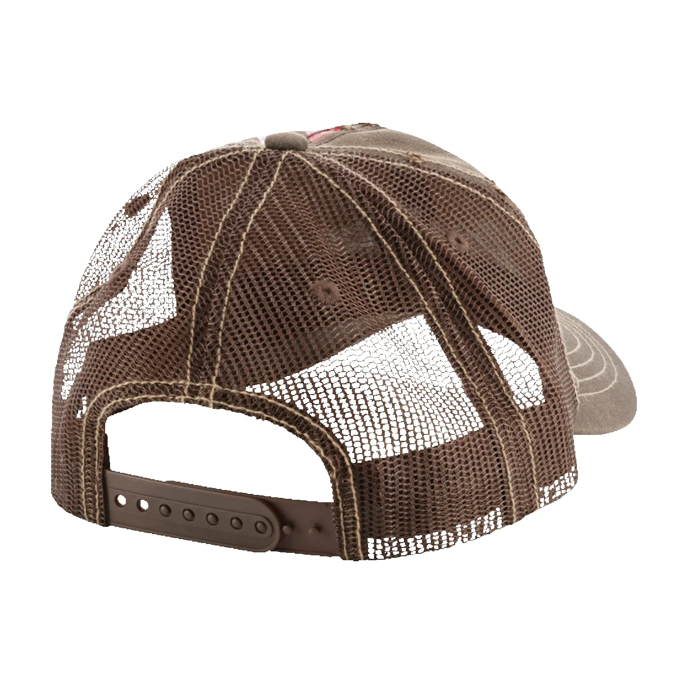 Ford Mustang Vintage Striped Distressed Snapback Hat sold by Ford product image thumbnail 3
