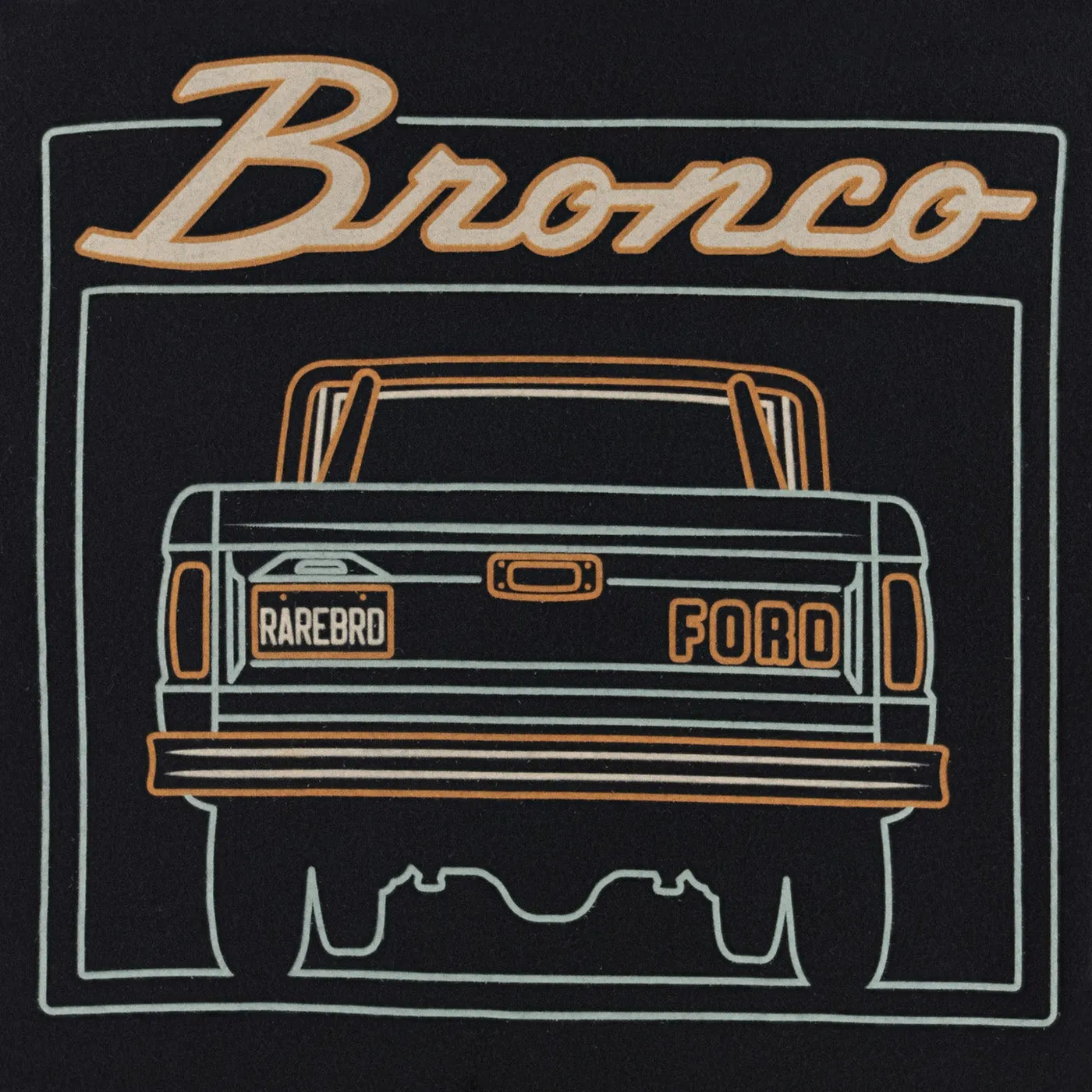 Ford Bronco Men's Neon Sign T-Shirt sold by Ford product image thumbnail 4
