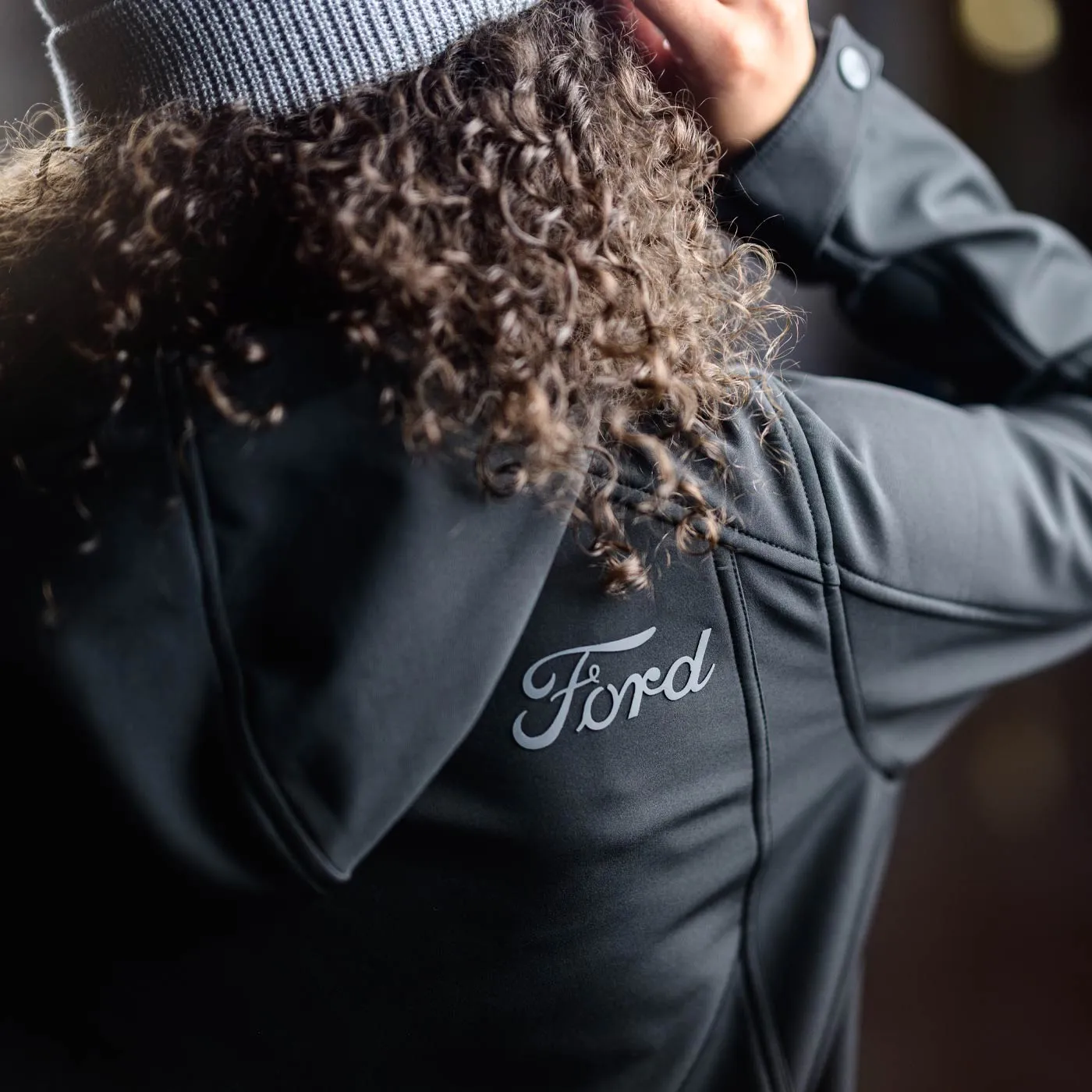Ford Womens Blackout Softshell Fleece Jacket sold by Ford product image thumbnail 3