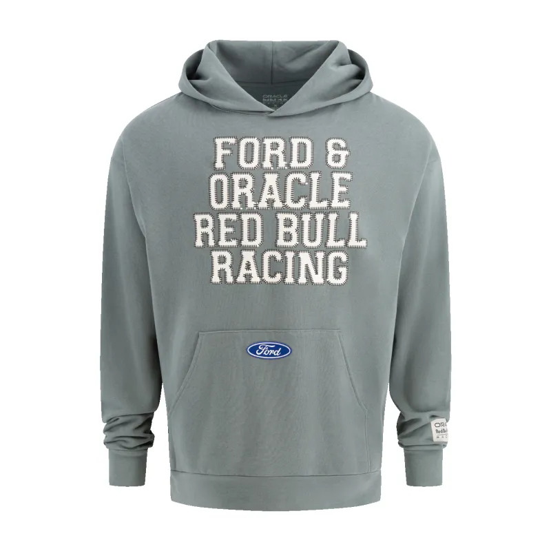 Ford Racing x Oracle Red Bull Racing Grey Oversized Hoodie sold by Ford