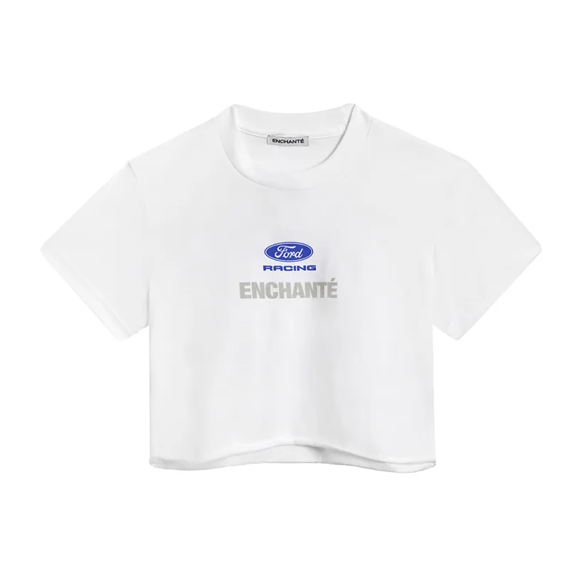 Ford Racing x Enchanté Womens Crop Top sold by Ford