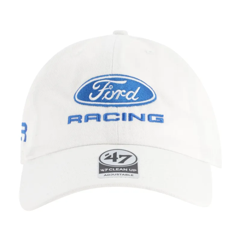 Ford Racing Logo White Slide Back Hat made by Ford