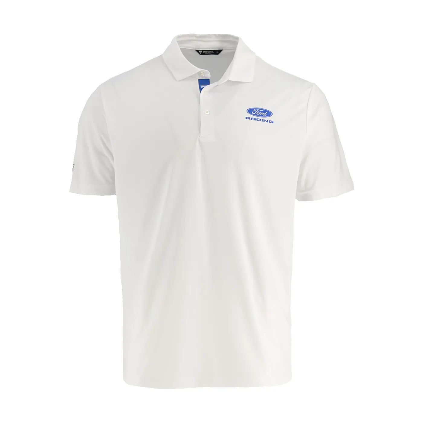 Ford Racing Logo Mens White Polo Shirt sold by Ford