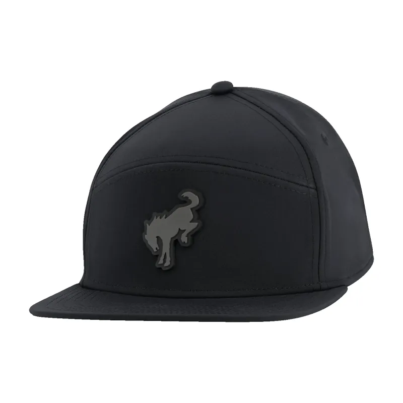 Ford Bronco Patch Black Flat Bill Snapback Hat made by Ford