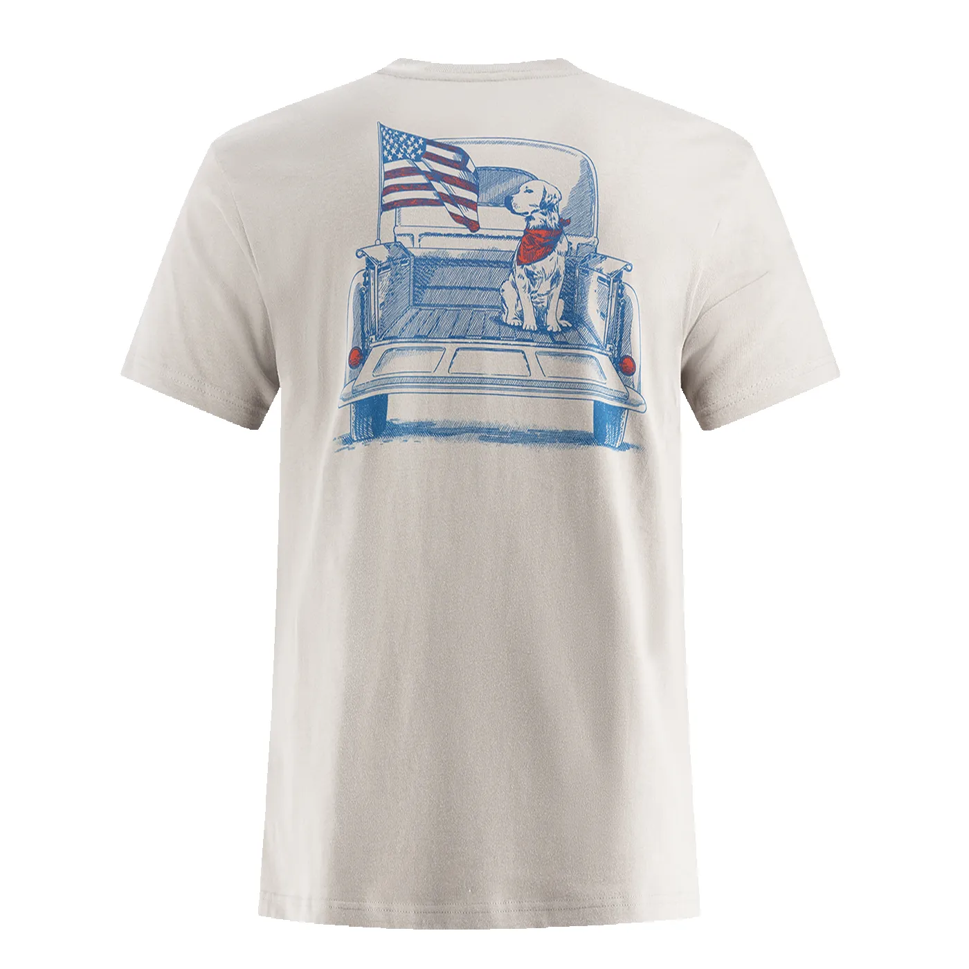 Ford Trucks Mens Americana Dog Graphic T-Shirt sold by Ford product image thumbnail 3