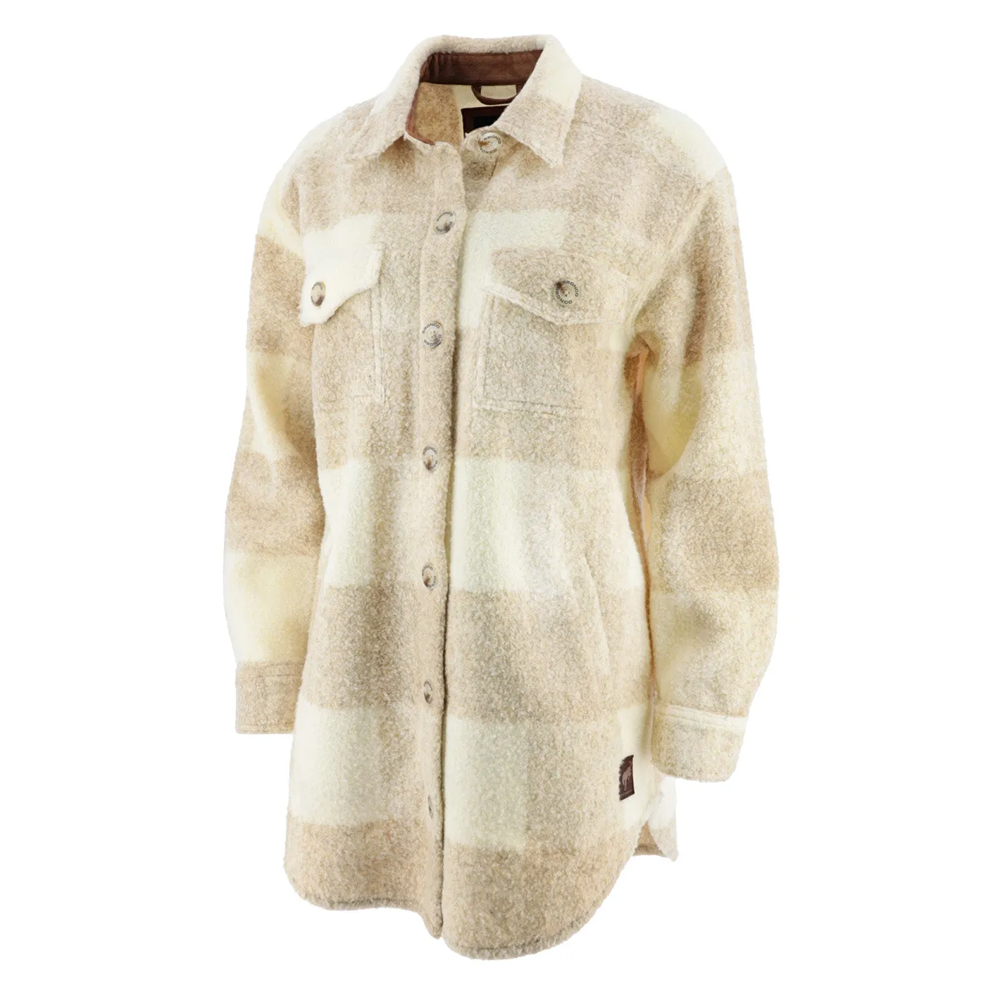 Ford Bronco Womens Plaid Button Up Shirt Jacket sold by Ford product image thumbnail 3
