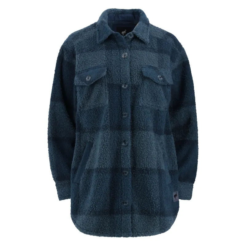 Ford Bronco Womens Plaid Button Up Shirt Jacket made by Ford
